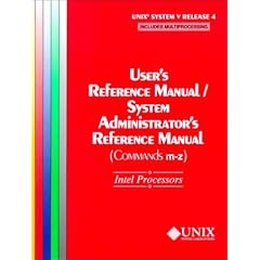 Unix Rel 4 User/Admin Ref Man (Commands M-Z for Intel Processors : Unix System V Release 4)