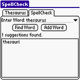 Thesaurus/Spellcheck downloadable Software