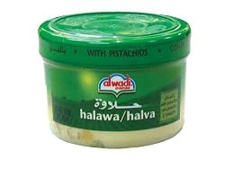 Al Wadi Halawa, with Pistachios, 16-Ounce Container (Pack of 4)