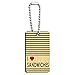 I Love Heart Sandwiches Wood Wooden Rectangle Key Chain