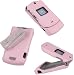 New Pink Leather Texture Case For Motorola Razr V3 V3i V3c V3x