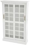 Ferdinan Sliding Door Media Cabinet - White