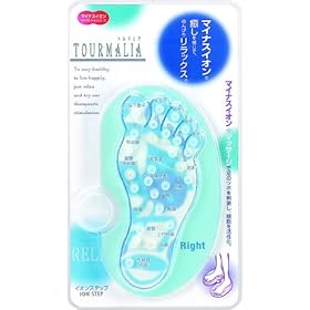 【クリックで詳細表示】トルマリア 足のツボを刺激 イオンステップ T323： ヘルス＆ビューティー