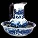 Pitchers Delft Blue Ceramic, Delft Pitcher and Bowl Set