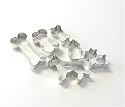 Dog & Dog Bone Cookie Cutters - Set of 6