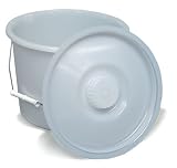 Duro-Med Universal Replacement Pail with Lid, White