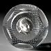 Sulphides Baccarat Dwight D. Eisenhower Paperweight