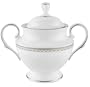 Lenox Pearl Platinum Bone China Sugar Bowl