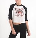 Workshop Tiger Cropped Raglan Tee