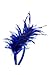 Swanky Celebration Feather Fascinator Cocktail Hat with Headband