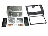 RT Doppel DIN Blende Komplett-SetRubber Touch für Audi TT 2007->