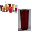 Carlisle Pebble Optic Drinkware Tumblers, 20 ounce, Ruby (One Dozen Dishwasher Safe Break Resistant SAN Plastic Drinking Glasses)