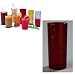 Carlisle Pebble Optic Drinkware Tumblers, 20 ounce, Ruby (One Dozen Dishwasher Safe Break Resistant SAN Plastic Drinking Glasses)