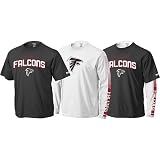 Atlanta Falcons Black/White Gameday 3 in 1 Tee Combo - Large