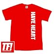 HAVE HEART - Side Logo - Red Women's / Girls T-shirt (Babydoll / Girlie)