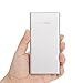 G-Cord®  10000mAh Smart Aluminum Dual USB High Capacity Portable Charger External Battery Pack Power Bank for iPhone, Android, Samsung, iPad, HTC, LG, Motorola, Nexus, Smartphones, Tablet (Silver)