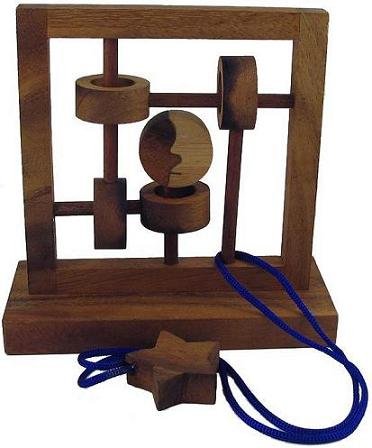 Moon Walker Wooden Puzzle Brain Teaser