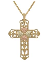 Black Hills Gold 10K Cross Pendant