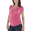 Liz Lange&reg; for Target&reg; Shirred V-Neck Tee- Pink