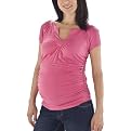 Liz Lange&reg; for Target&reg; Shirred V-Neck Tee- Pink