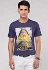 Old Building Navy Blue T-Shirt