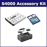 Nikon Coolpix S4000 Digital Camera Accessory Kit includes: SDENEL10 Battery ....