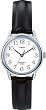 Timex Easy Reader Black Leather / White Dial Women's Watch - T20441