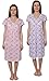 Beverly Rock Women's Floral Print Nightgown Sleepshirt