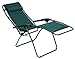 Lafuma 40480 RSX La Napoule Padded Recliner Lounge Chair, Green