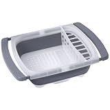 Progressive International Collapsible Over the Sink Dish Drainer