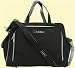 Ju Ju Be - Be Prepared Black Silver Diaper Bag Free Shipping Free Mini Baby Blanket