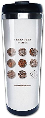 SAXON Unisex Fashional Blurry Face 21 Stainless Steel Starbucks Mug