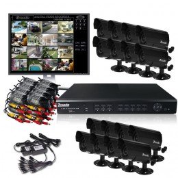 ZMODO PKD-DK1655-1TB 16 CH CCTV Security DVR Day Night IR Camera System 1TB