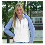 Colorado Clothing Ladies' Micro Chenille Lites Color Block Full Zip Hooded Jacket. 5869 at Colorado Clothing