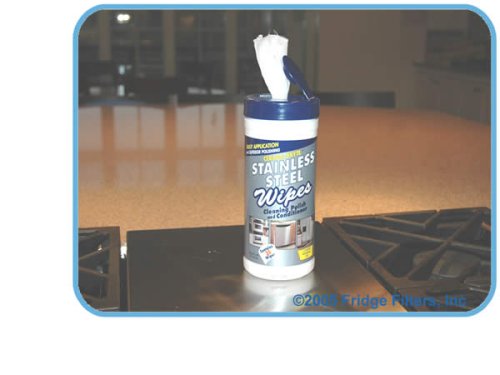 Cerama Bryte Stainless Steel Cleaning Polish & Conditioner Wipes - 35 wipes