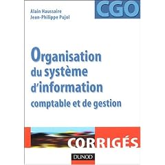 Organisation du syst�me d'information comptable - Processus 10 : Corrig�s