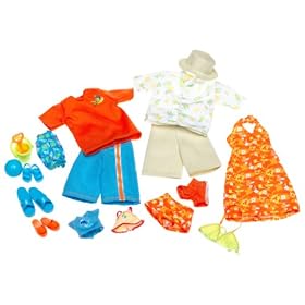 Barbie Happy Family Fashions - Midge, Alan, Ryan and Nikki Clothes (2003) by Barbie Happy Family Fashions
