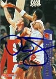 Dan Majerle Autographed/Hand Signed Basketball Card (Phoenix Suns) 1995 Hoops #129