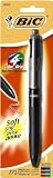 BIC 4-Color Grip Ball Pen, Assorted colors, 1ct (MMPGP1-Ast)