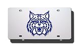 Arizona Wildcat Logo License Plate Cover (Silver)