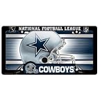 A Set Of Official License NFL National Football League License Frame and Team Logo License Plate - Dallas Cowboys
