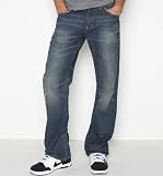 Bullhead Rincon Straight Lunar Eclipse Jeans - Medium Indigo X 32W X 32L