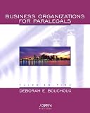 Business Organizations for Paralegals image