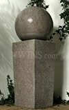 Large Globe Pillar Garden Fountain 52 Indoor and Outdoor