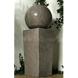 Large Globe Pillar Garden Fountain 52 Indoor and Outdoor by Ewins