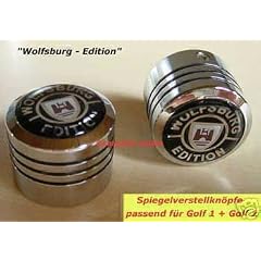 Golf 1 + 2 - Spiegelverstellkn�pfe Wolfsburg Edition