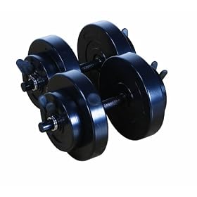 Marcy 40-Pound Vinyl Covered Dumbbell Set by