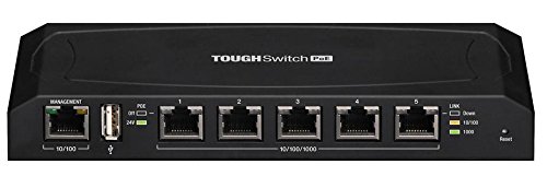 Ubiquiti TS-5-POE TOUGHSwitch 5 Port Advanced Power Ethernet Controllers