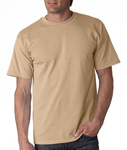 Gildan Men's Ultra Cotton Crewneck T-Shirt, Tan, X-Large