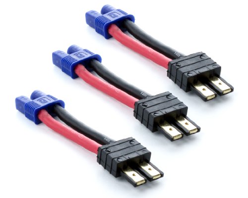 3-Pack of Adapters - EC3 Female to Traxxas-type Male 3-Pack of Adapters - EC3 Female to Traxxas-type Male